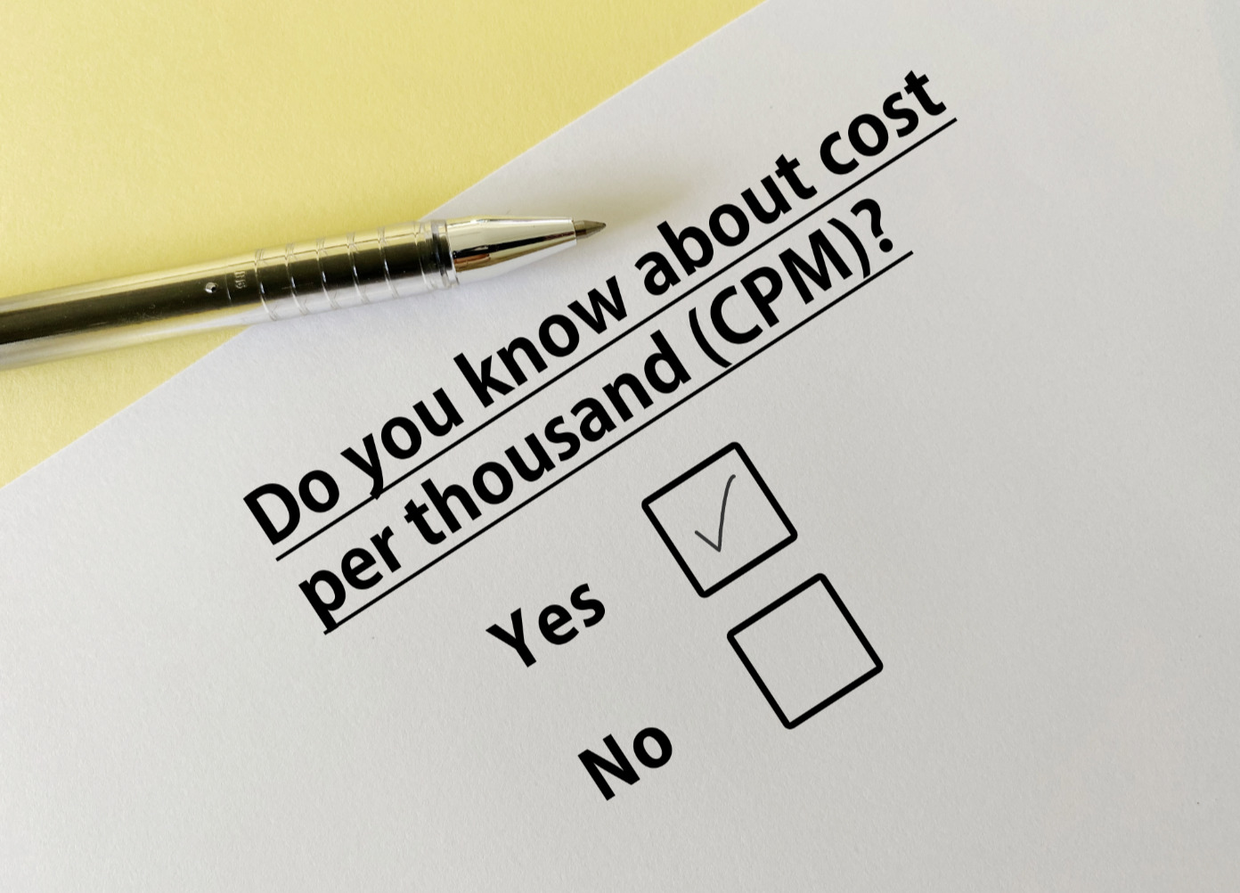 What is CPM (Cost Per Mille)?